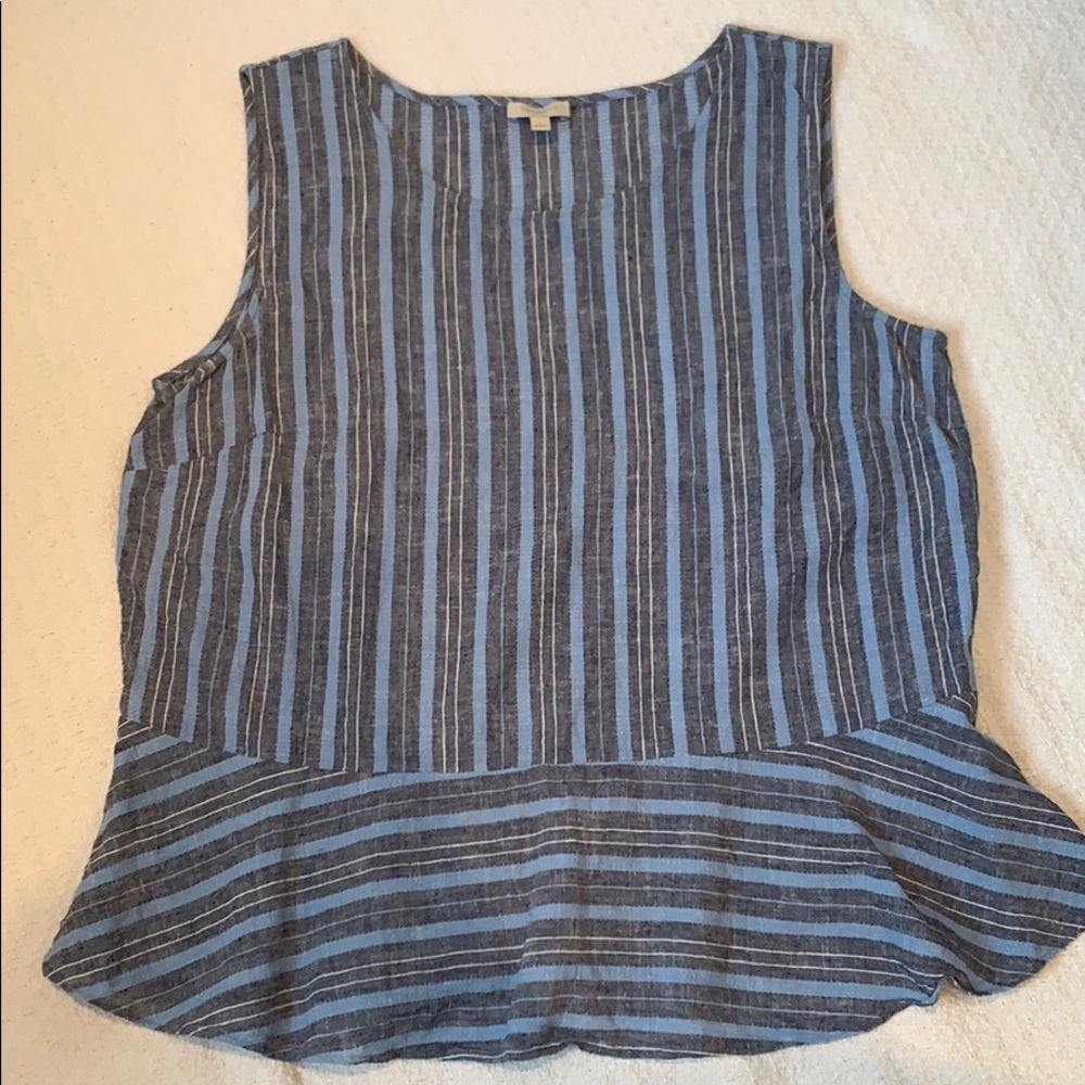 Talbots blue stripped tank